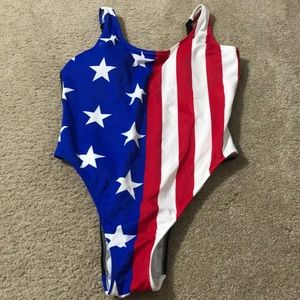 Victoria Secret American Flag One Piece